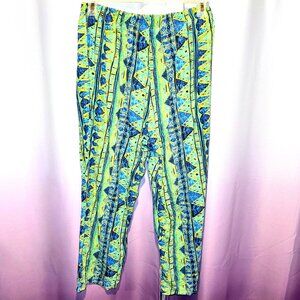 White Stag 22W/ 24W Funky Green & Blue Pants